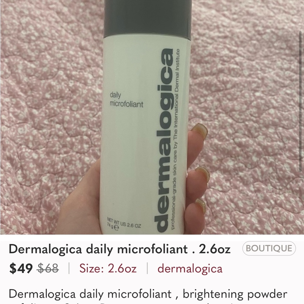 Dermalogica daily microfoliant, box was open , product was never been open